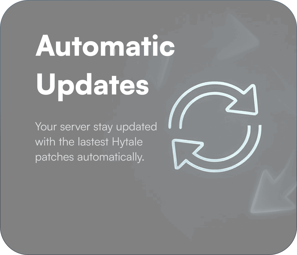 TaleHost feature - Automatic Updates