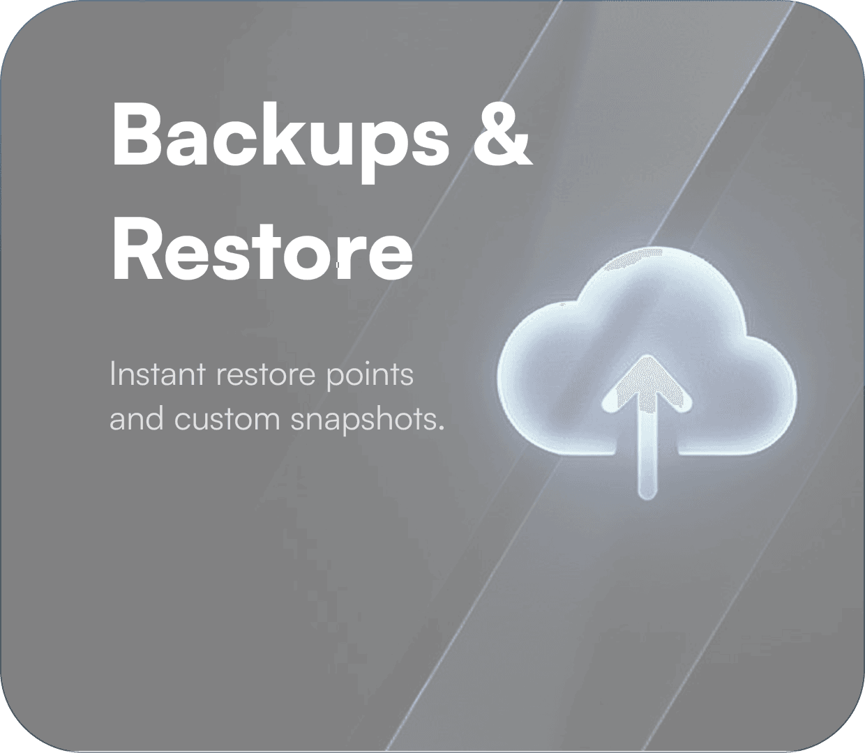 TaleHost feature - Backups & Restore